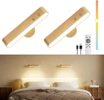 Rechargeable Led Sconces Set Of Two,wall Lights For Bedroom With Remote. Fixed Price $106.99.