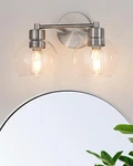 Wilon Bathroom Vanity Brushed Nickel 2-LIGHT,. Fixed Price $81.99.