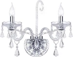Vintage Crystal Wall Sconce Light, Elegant 2-LIGHT European Lamp. Fixed Price $100.27.
