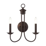 Used Livex Lighting 42682-07 Estate Wall Sconce Farmhouse Style. Fixed Price $110.47.
