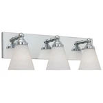Designers Fountain 3-LIGHTS Hudson Vanity Fixture, 3-LIGHT, Chrome. Fixed Price $94.99.