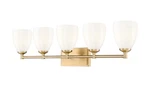 Z-lite 7004-5V Oren Light 38"W Vanity Gold. Fixed Price $309.40.