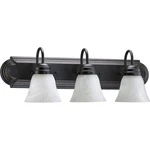 Quorum International 5094-3-195 Old World Three Light 24"W Bathroom Fixture. Fixed Price $84.00.
