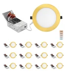 Popanu 6INCH Led Recessed Lights Slim Ceiling With Junction B.... Fixed Price $240.92.