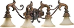 Madeleine - 4 Light Bath Vanity Traditional Style 39 Inches Wide By 13. Fixed Price $589.00.