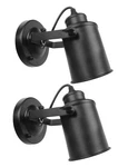 Industrial Ceiling Spotlight, 2 Packs Matt Black Vintage Wall Mount Lights, R.... Fixed Price $54.87.