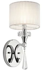 Kichler 42634CH Parker Point 1-LIGHT Wall Sconce Chrome. Fixed Price $279.99.