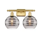 Innovations Rochester 2LT 18" Bath, Gold/smoke 516-2W-SG-G556-8SM. Fixed Price $378.40.