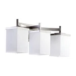 Quorum International 5084-3 Nickel Delta 3-LIGHT Bathroom Vanity. Fixed Price $180.00.