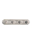 Sea Gull Lighting 4 Wall Sconce Delovely Collectio Brushed Nickel Finish. Fixed Price $28.01.