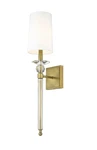 Z-lite 804-1S-WH Ava 26" Tall Wall Sconce Brass. Fixed Price $208.00.