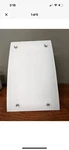 Afx 18 Watt Satin Nickel Wall Sconce With Hardware And Light Bulb. Fixed Price $19.95.