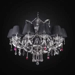 Chandelier Crystal Modern Lights Bga 2771-13 Design Op Black-fuchsia. Fixed Price $3718.49.