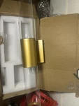 Metwet Bathroom Vanity Fixtures Gold Wall Lights Clear Glass Indoor. Fixed Price $47.00.
