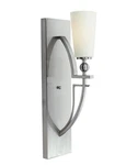 Woodbridge 12241 Lighting Aurora Wall Sconce Satin Nickel Silver Opal Glass. Fixed Price $27.26.