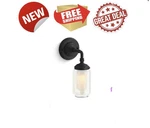 Kohler 72584-BLL Artifacts Single Wall Sconce Bathroom Light Matte Black 12" New. Fixed Price $37.99.