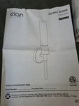 Elan Lighting 83829 Glacial Led Wall Sconce. Fixed Price $120.00.