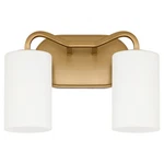 Quorum International 5307-2 Rutherford Light 13"W Vanity Brass. Fixed Price $119.00.