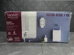 Home Decorators Keighley Led Chrome And Crystal Indoor Wall Sconce Light Fixture. Fixed Price $47.99.