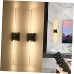 Set Of Battery Powered Wall Sconces, Wireless 24 Inch (2 Pack) Black. Fixed Price $86.78.