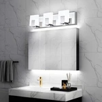 Solfart Modern Wall Fixtures Mirror Gloss Chrome 3 Led Lights. Fixed Price $39.95.