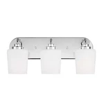 Generation Lighting Windom 18 In. 3-LIGHT Chrome Vanity Alabaster Glass. Fixed Price $39.49.