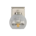 Golden Lighting 3094-BA1 Elliott 8" Tall Bathroom Sconce Pewter / Alabaster. Fixed Price $109.99.