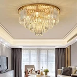 4-LAYERS K9 Crystal Chandelier Flush Mount Ceiling Lamp Modern Lighting Fixtures. Fixed Price $173.24.