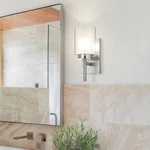 Xinbei Wall Sconces Brushed Nickel Modern Bathroom Vanity Lights. Fixed Price $46.99.