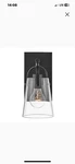 Hinkley Lighting 5130BK Foster 10" Tall Bathroom Sconce - Black. Fixed Price $50.00.