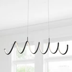 Jonathan Y 31" Dimmable Adjustable Integrated Led Metal Linear Pendant, Black. Fixed Price $156.99.
