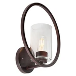 Forte Lighting Orbit Wall Sconce, Antique Bronze/clear 2720-01-32. Fixed Price $31.00.
