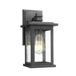 Jazava 1-LIGHT Black Weather Resistant Outdoor Wall Sconce Lantern. Fixed Price $51.07.