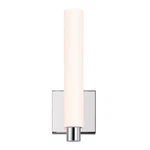 Sonneman 2440-DT Chrome Tubo Slim 13.25"H Led Bathroom Sconce With Drum Trim. Fixed Price $430.00.