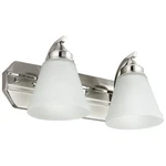 Sunlite Modern Bell Vanity Fixture 17WALL Mount Bulb Req Light Brushed Nickel. Fixed Price $71.41.