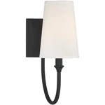 Savoy House Lighting 9-2542-1-89 Cameron Wall Sconce Matte Black. Fixed Price $110.50.