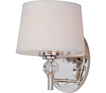 Maxim 12761WTPN Rondo Wall Sconce 1-LIGHT 60 Total Watts, Polished Nickel. Fixed Price $84.74.