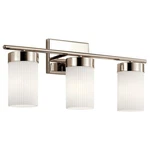 Kichler 55112 Ciona 3 Light 24"W Bathroom Vanity - Nickel. Fixed Price $359.99.