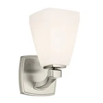 Marant 1 Light Wall SCONCE-9.5 Inch Tall And Wide-brushed Nickel. Fixed Price $129.99.