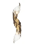 Kalco Lighting 525521PABW Spira Wall Sconce Pearlized Antique Brass With White. Fixed Price $634.10.