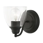 Livex Montgomery Light Wall Sconce, Black/clear 15131-04. Fixed Price $69.96.