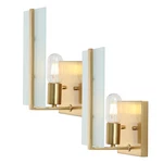 Jonathan Lighting JYL9914-SET2 Pack Of (2) Mila 11" Tall Led Gold. Fixed Price $106.86.