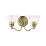 Livex Lighting 16932 Moreland 15"W Commercial Vanity - Brass. Fixed Price $125.96.