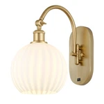 Innovations Whv 1LT 8" Sconce, Swivel Arm, Gd 518-1W-SG-G1217-8WV. Fixed Price $277.20.