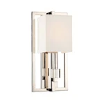 Crystorama Dixon Light Polished Nickel Sconce 8881-PN. Fixed Price $264.99.