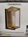 Cloudy Bay Wall Sconce Light Fixture Wood Grain E26 10H 5.25W 5.25"D Cbamber. Fixed Price $10.11.