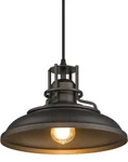 New Femila Farmhouse Pendant Barn Vintage Hanging Light Oil Rubbed Bronze Finish. Fixed Price $74.99.