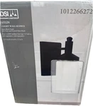 Dsi Lighting Jaylin 6" 1-LIGHT Matte Black Sconce W/ Clear & Frosted Glass Shade. Fixed Price $19.54.