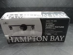 Hampton Bay Eastburn 22 In 3-LIGHT Matte Black Vanity 1008779478. Fixed Price $12.99.