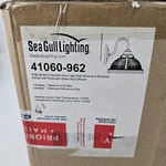 Sea Gull Lighting Pratt Street 1-LIGHT Wall Sconce Brushed Nickel 41060-962. Fixed Price $249.99.